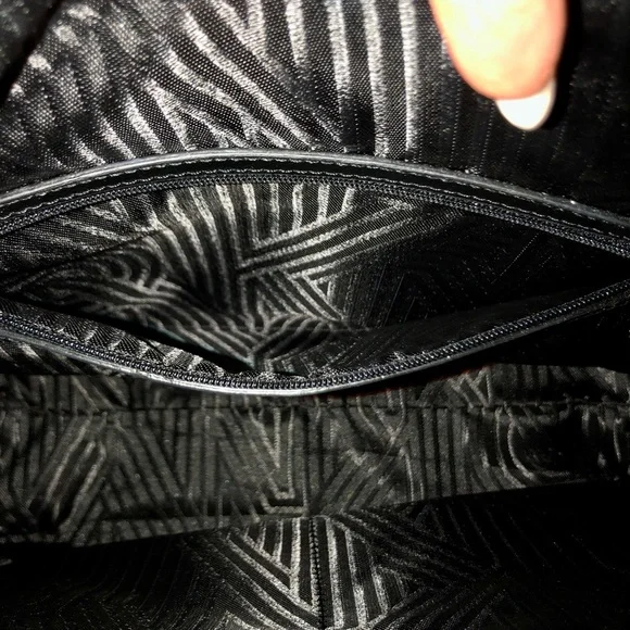 Black Leather DKNY Hobo Bag - Picture 6 of 9